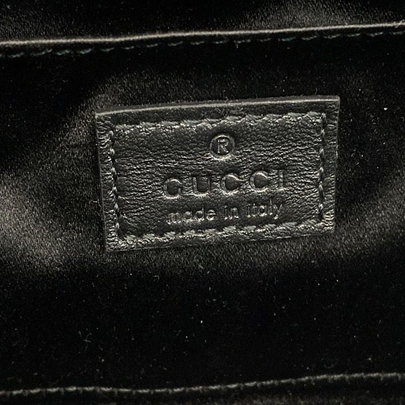 Gucci Shoulder Bag Horsebit Chain Medium Shoulder Bag 764255 Black Detachable