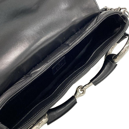 Gucci Shoulder Bag Horsebit Chain Medium Shoulder Bag 764255 Black Detachable