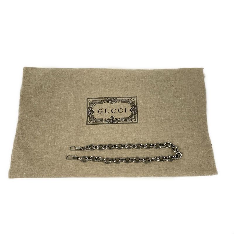 Gucci Shoulder Bag Horsebit Chain Medium Shoulder Bag 764255 Black Detachable