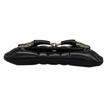 Gucci Shoulder Bag Horsebit Chain Medium Shoulder Bag 764255 Black Detachable