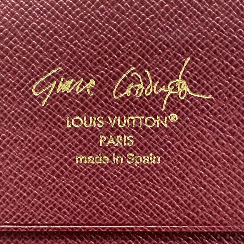 Louis Vuitton Card Case Monogram Pauket Purse M25732 Multicolor Grace Coddington