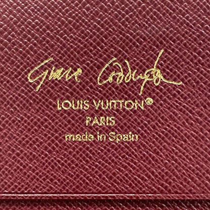 Louis Vuitton Card Case Monogram Pauket Purse M25732 Multicolor Grace Coddington