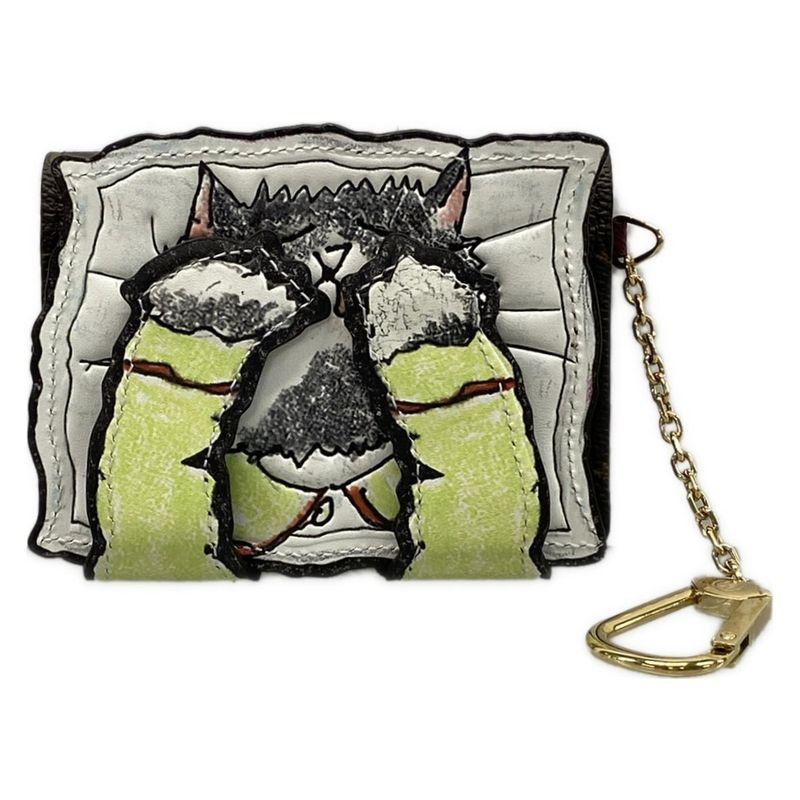 Louis Vuitton Card Case Monogram Pauket Purse M25732 Multicolor Grace Coddington