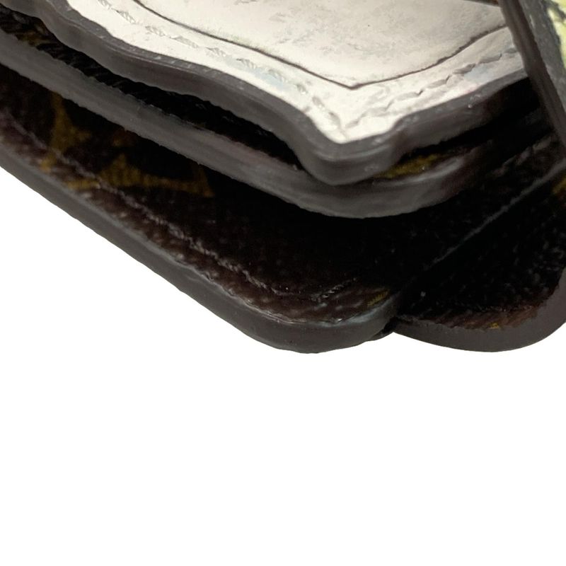 Louis Vuitton Card Case Monogram Pauket Purse M25732 Multicolor Grace Coddington