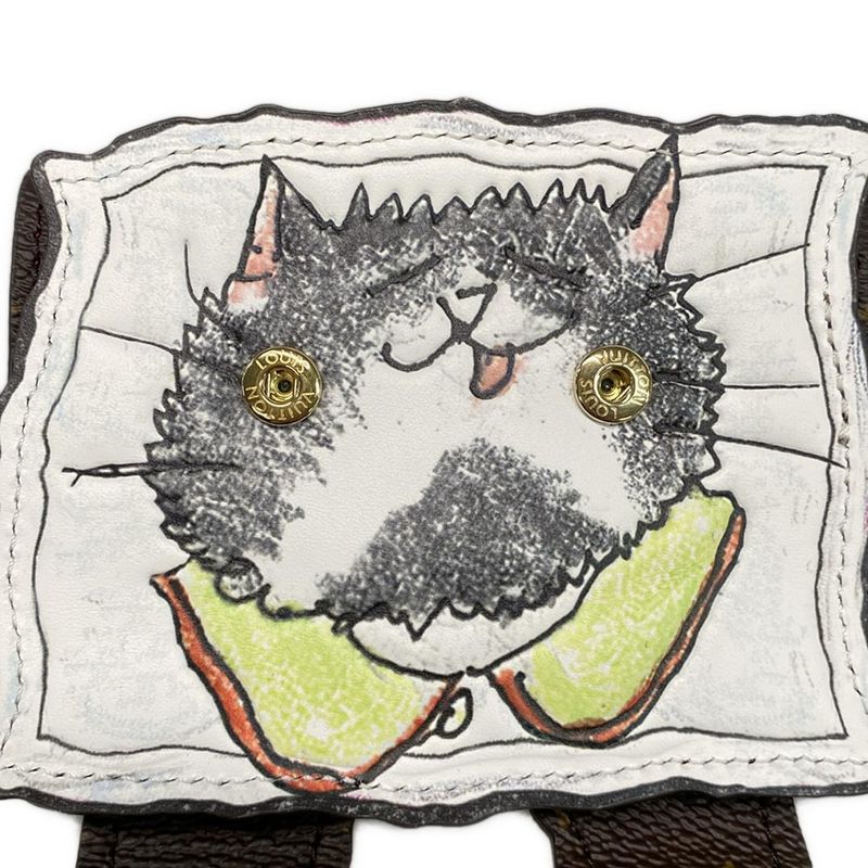 Louis Vuitton Card Case Monogram Pauket Purse M25732 Multicolor Grace Coddington