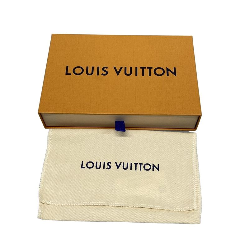 Louis Vuitton Card Case Monogram Pauket Purse M25732 Multicolor Grace Coddington