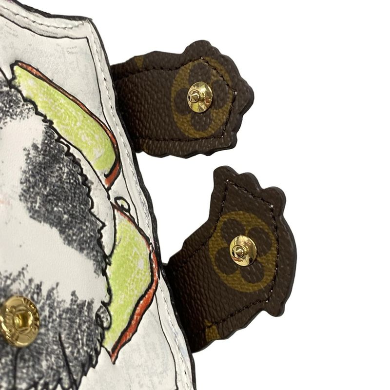 Louis Vuitton Card Case Monogram Pauket Purse M25732 Multicolor Grace Coddington