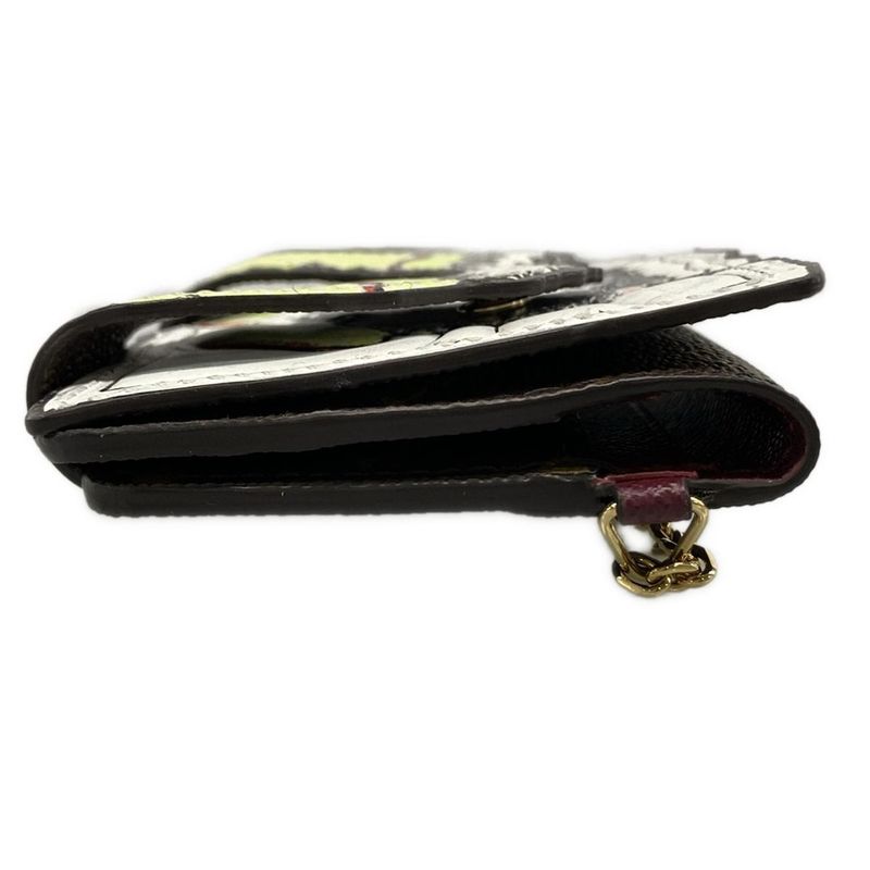 Louis Vuitton Card Case Monogram Pauket Purse M25732 Multicolor Grace Coddington