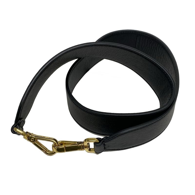 Fendi Handbag Baguette Large 8br771-A72v Black Zucca Pattern Shape Push