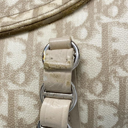 Dior Christian Dior Handbag Romantic Ivory X Beige X Brown Ribbon Leather