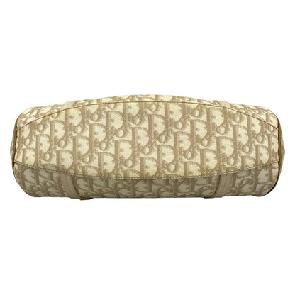 Dior Christian Dior Handbag Romantic Ivory X Beige X Brown Ribbon Leather