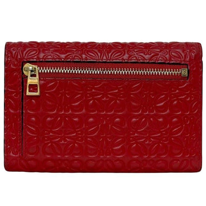 Loewe Bifold Wallet Red Repeat Anagram 107.55 G96