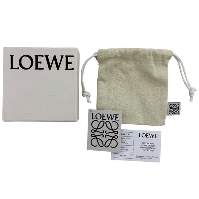 Loewe Brooch Silver Anagram 111.25.020 Metal