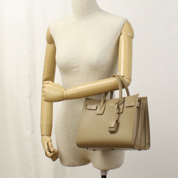 Saint Laurent Sac De Jour Baby Tote Bag Leather Ladies