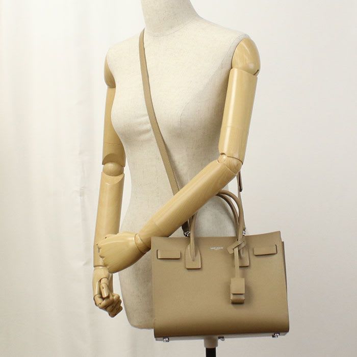 Saint Laurent Sac De Jour Baby Tote Bag Leather Ladies