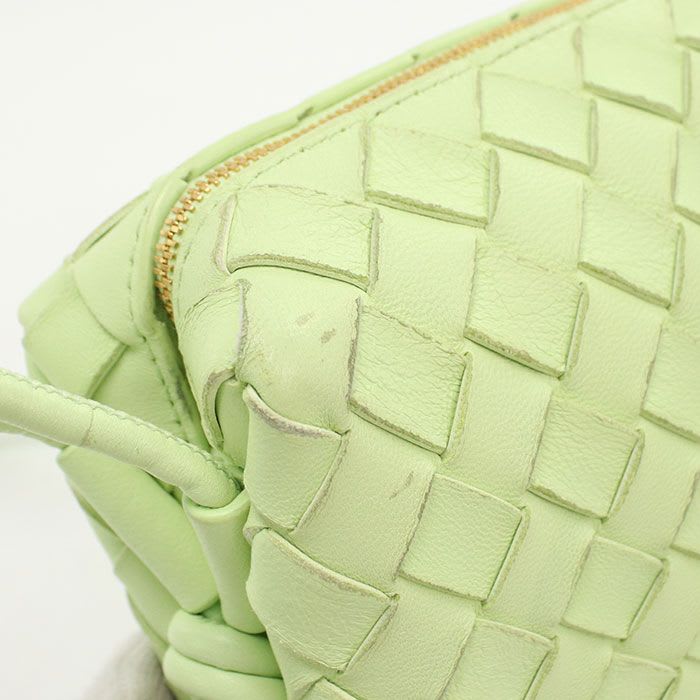 Bottega Veneta Intrecciato Shoulder Bag Leather Women's