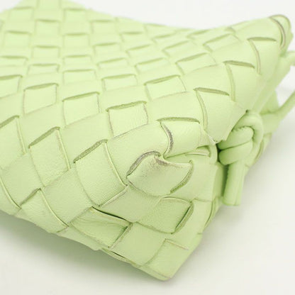 Bottega Veneta Intrecciato Shoulder Bag Leather Women's