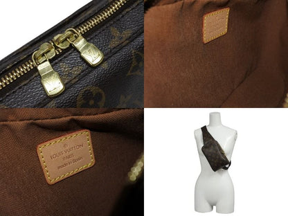Louis Vuitton Monogram Geronimos Shoulder Bag Brown Gold — view 8