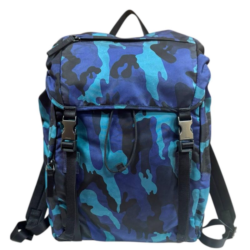 Prada Camouflage Backpack/daypack Nylon 2vz062 Men's Prada Used Prada