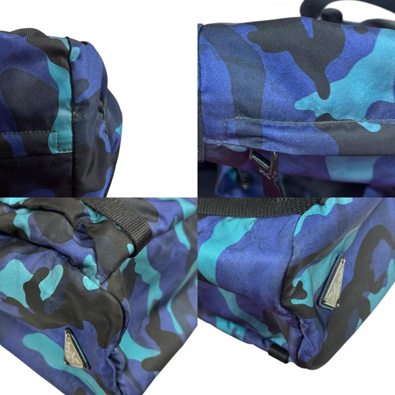 Prada Camouflage Backpack/daypack Nylon 2vz062 Men's Prada Used Prada