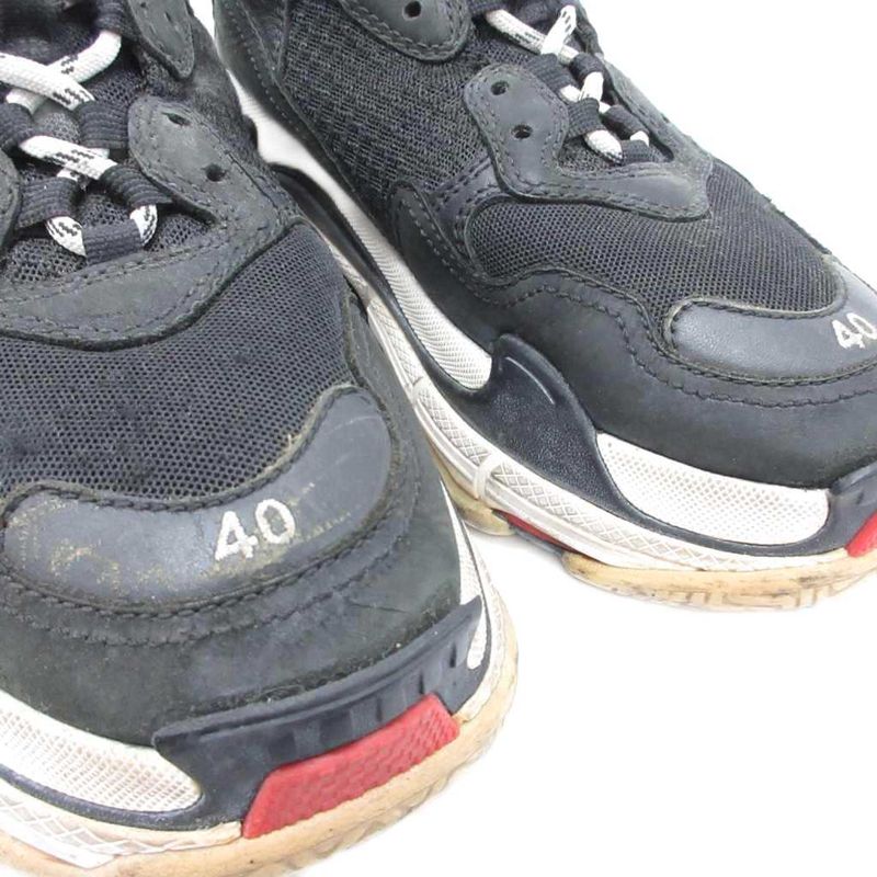 Balenciaga Triple S Triple S Trainer Low Cut Sneakers Shoes Black 26.5cm