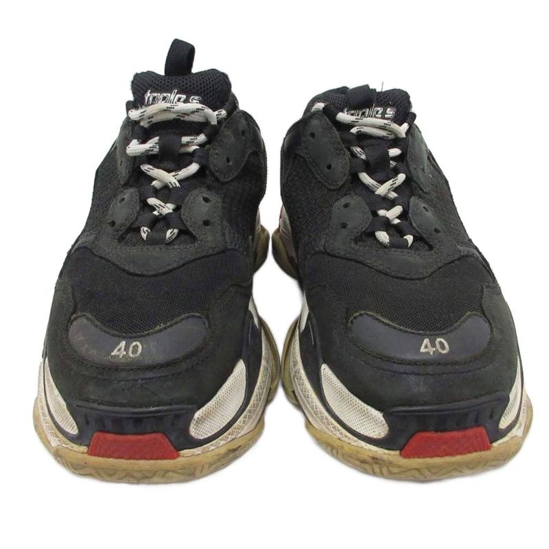 Balenciaga Triple S Triple S Trainer Low Cut Sneakers Shoes Black 26.5cm