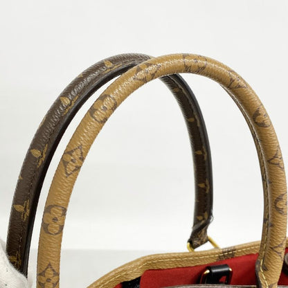 Louis Vuitton Tote Bag Monogram Giant Reverse On The Go GM M45320 Brown 2way