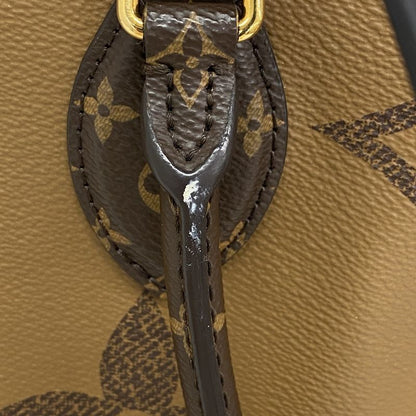 Louis Vuitton Tote Bag Monogram Giant Reverse On The Go GM M45320 Brown 2way