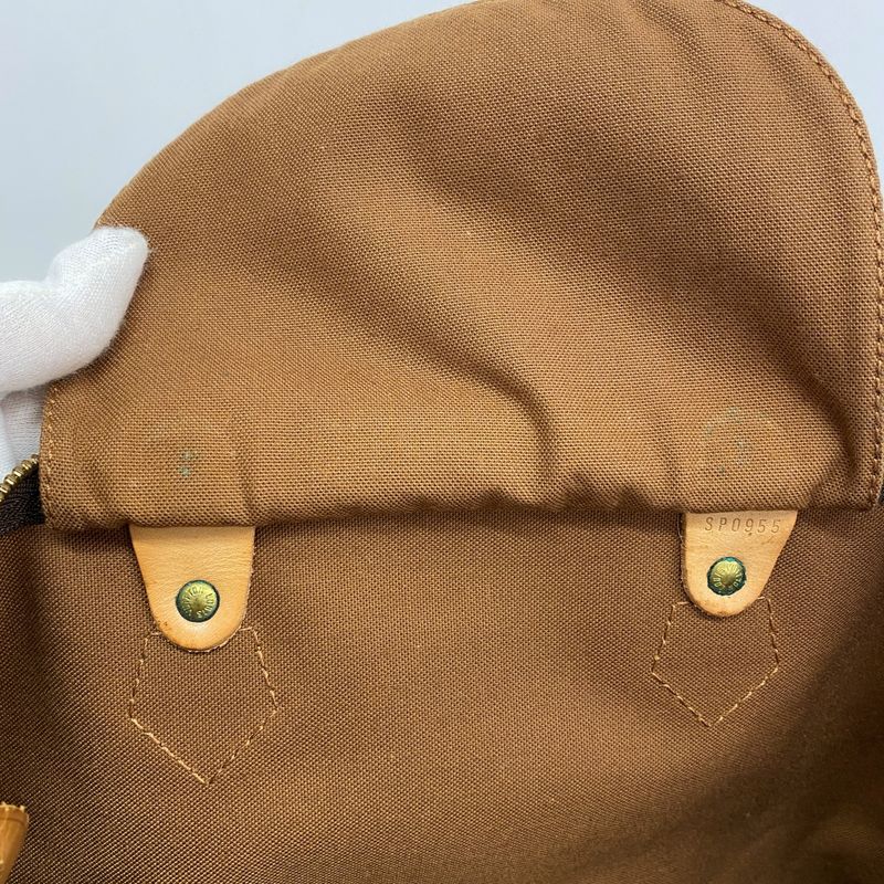 Louis Vuitton Handbag Monogram Speedy 40 M41106 Brown Ladies