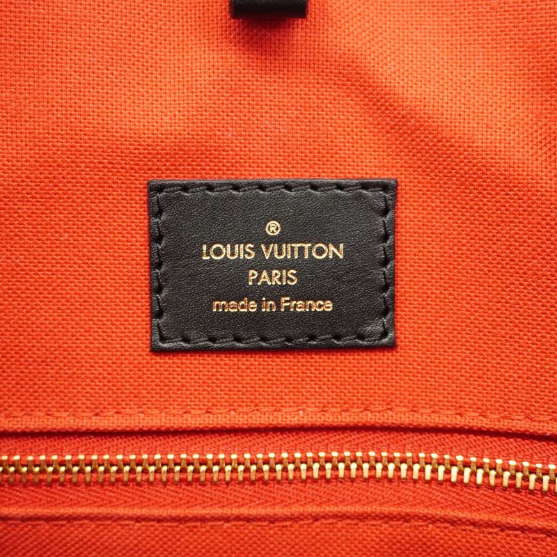 Louis Vuitton Tote Bag Monogram Giant Reverse On The Go MM M45321 Brown 2way