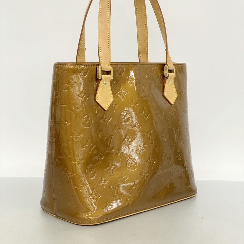 Louis Vuitton Tote Bag Vernis Houston M91122 Bronze Ladies