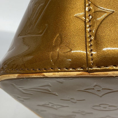 Louis Vuitton Tote Bag Vernis Houston M91122 Bronze Ladies