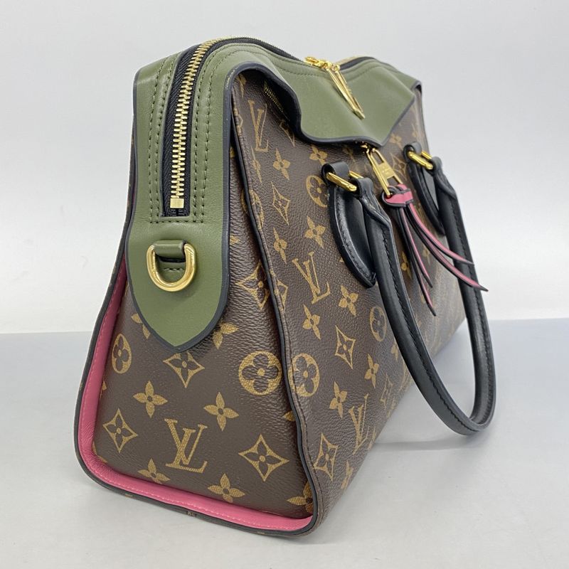 Louis Vuitton Handbag Monogram Tuileries Tote M41455 Brown Moss Green 2way Bag