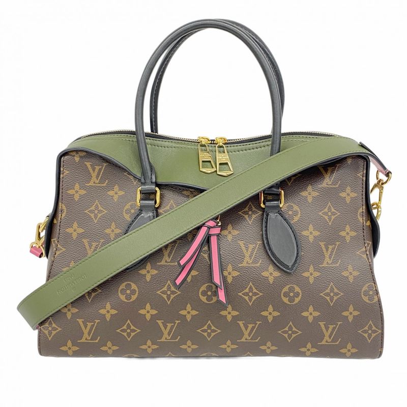 Louis Vuitton Handbag Monogram Tuileries Tote M41455 Brown Moss Green 2way Bag