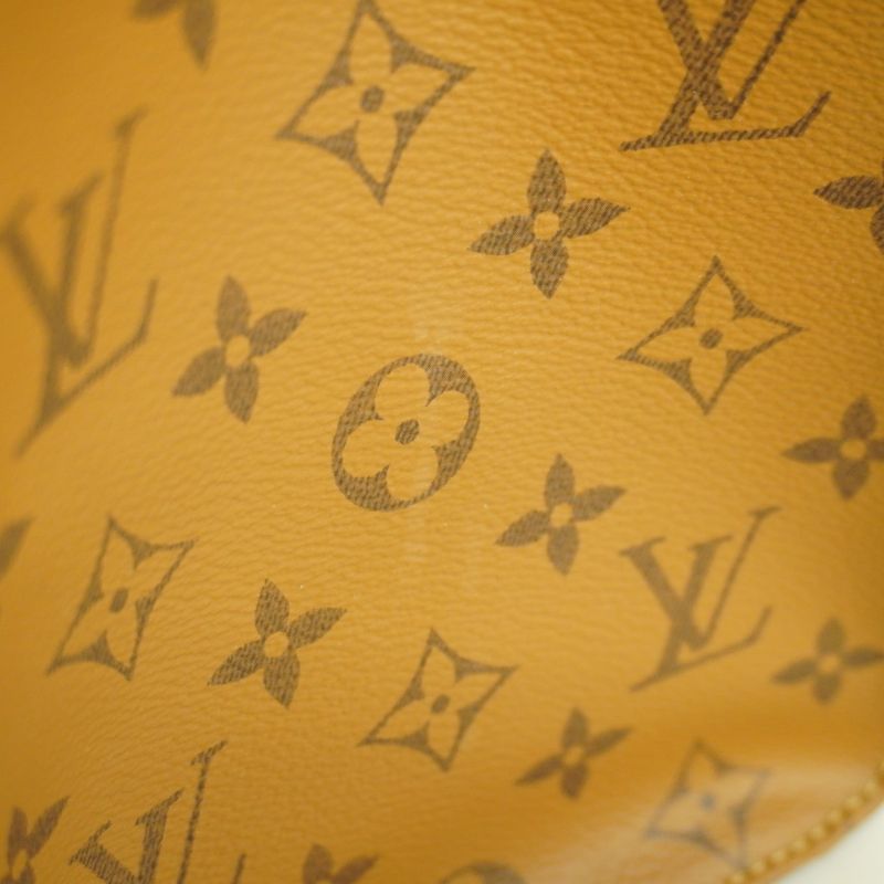 Louis Vuitton Tote Bag Monogram ・giant Reverse On The Go MM M45039 Brown 2way