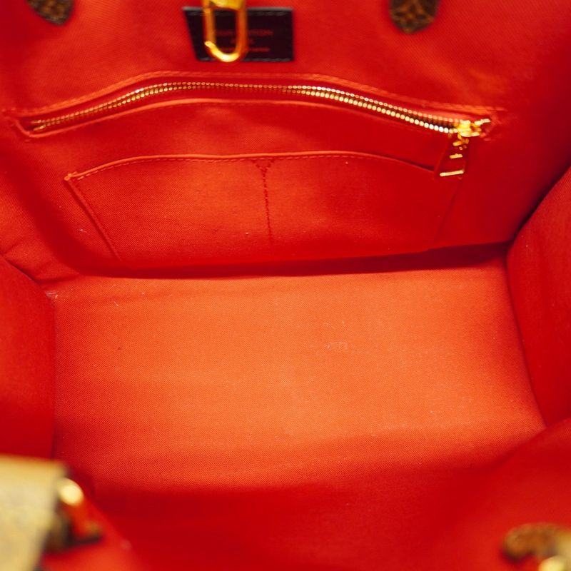 Louis Vuitton Tote Bag Monogram ・giant Reverse On The Go MM M45039 Brown 2way