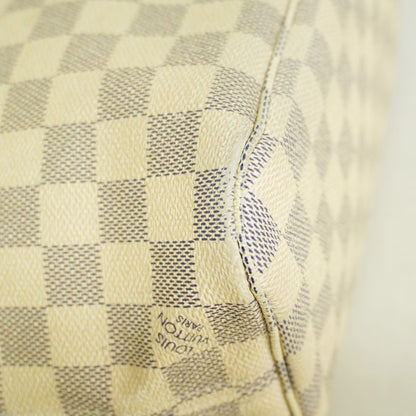 Louis Vuitton Tote Bag Damier Azure Neverfull PM N51110 White Ladies