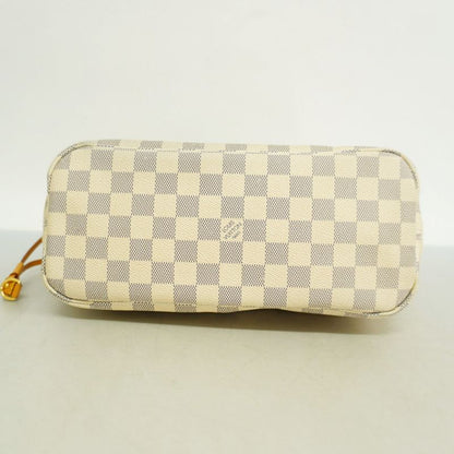 Louis Vuitton Tote Bag Damier Azure Neverfull PM N51110 White Ladies
