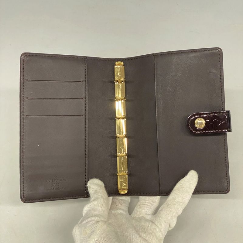Louis Vuitton Notebook Cabas - Vernis Agenda PM R21026 Amarant Ladies