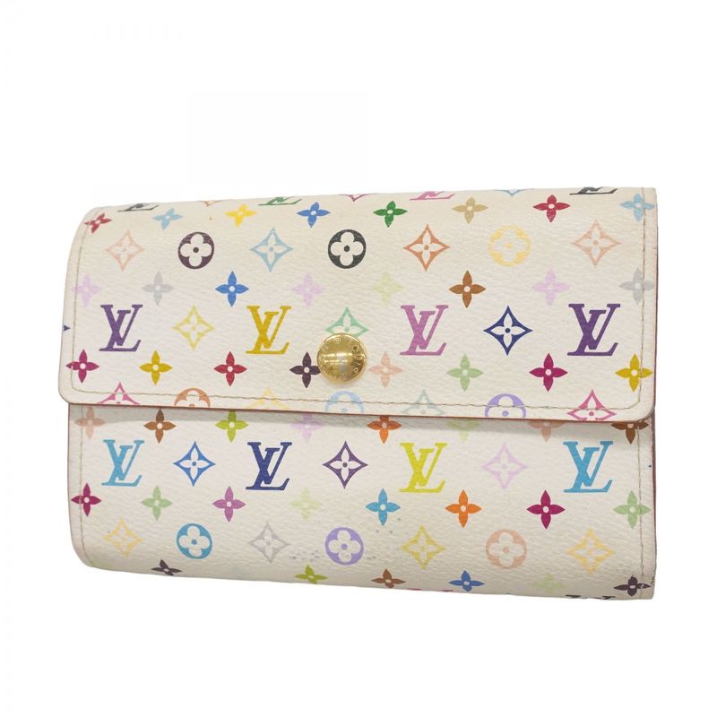 Louis Vuitton Trifold Wallet Monogram Multicolor Portefeuille Alexandra M60083