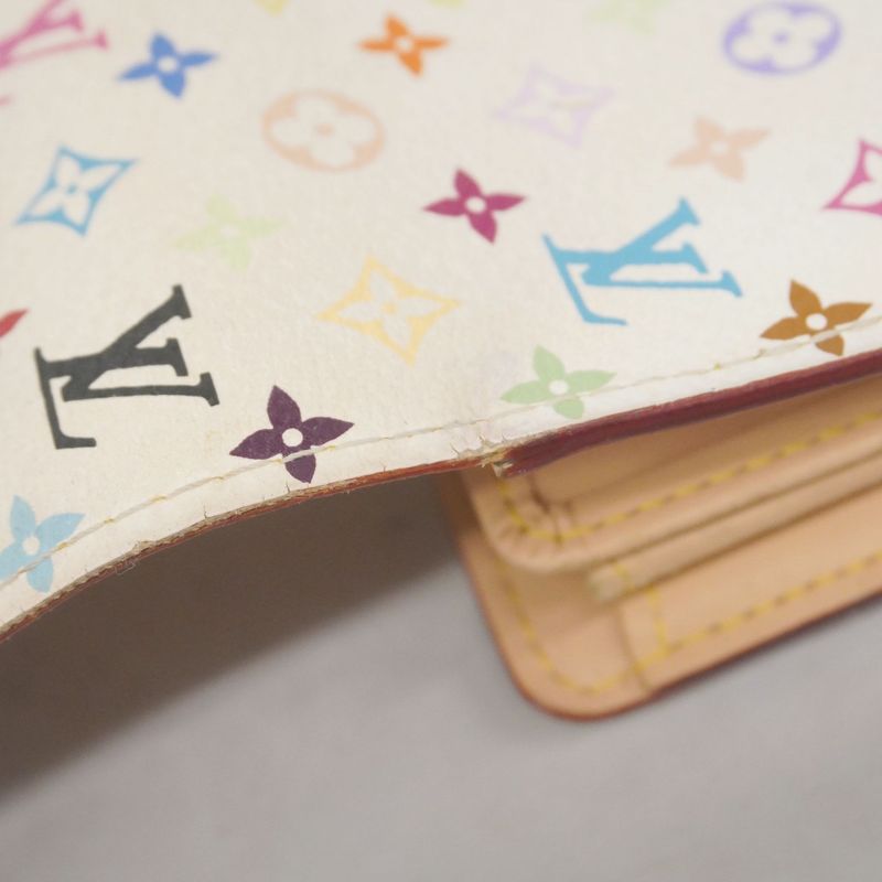 Louis Vuitton Trifold Wallet Monogram Multicolor Portefeuille Alexandra M60083