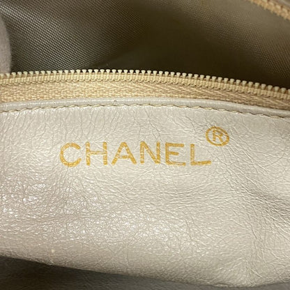 Chanel Shoulder Bag Matelasse Lambskin White Gold Hardware Women's