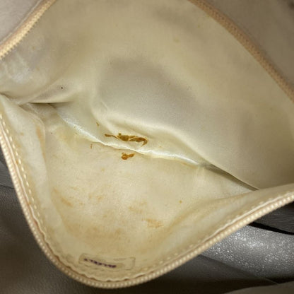 Chanel Shoulder Bag Matelasse Lambskin White Gold Hardware Women's