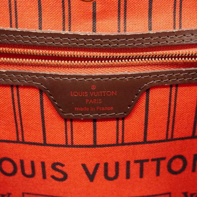 Louis Vuitton Tote Bag Damier Neverfull MM N41358 Ebene Ladies