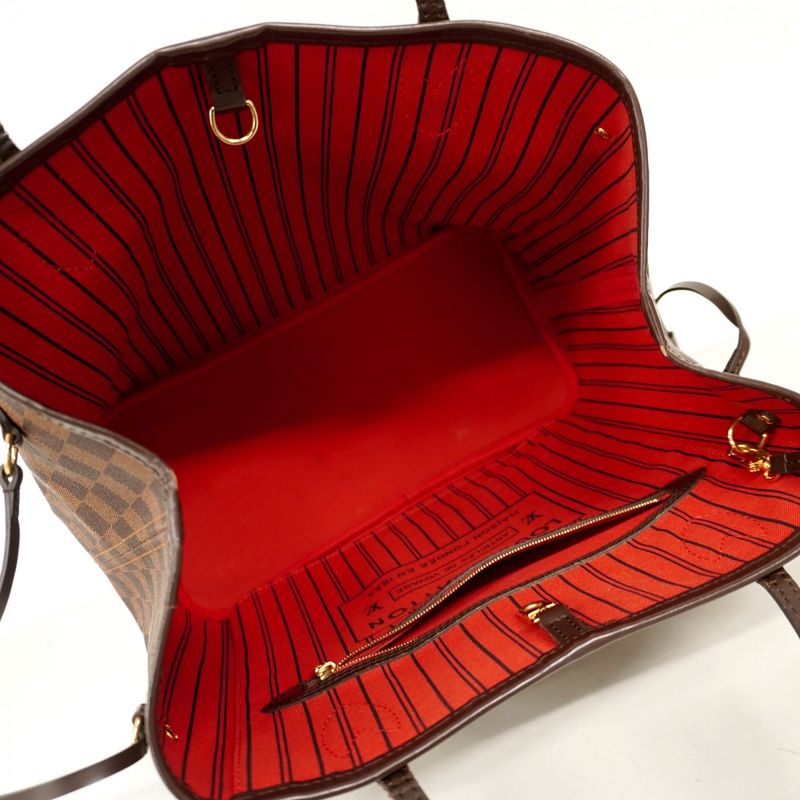 Louis Vuitton Tote Bag Damier Neverfull MM N41358 Ebene Ladies