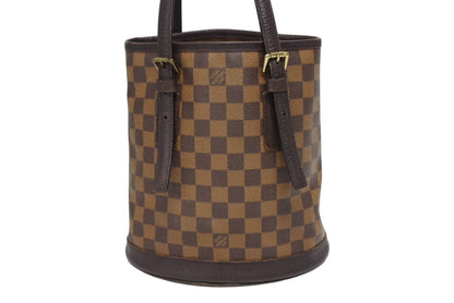 Louis Vuitton Damier Marais Shoulder Bag Brown Gold Logo — view 2