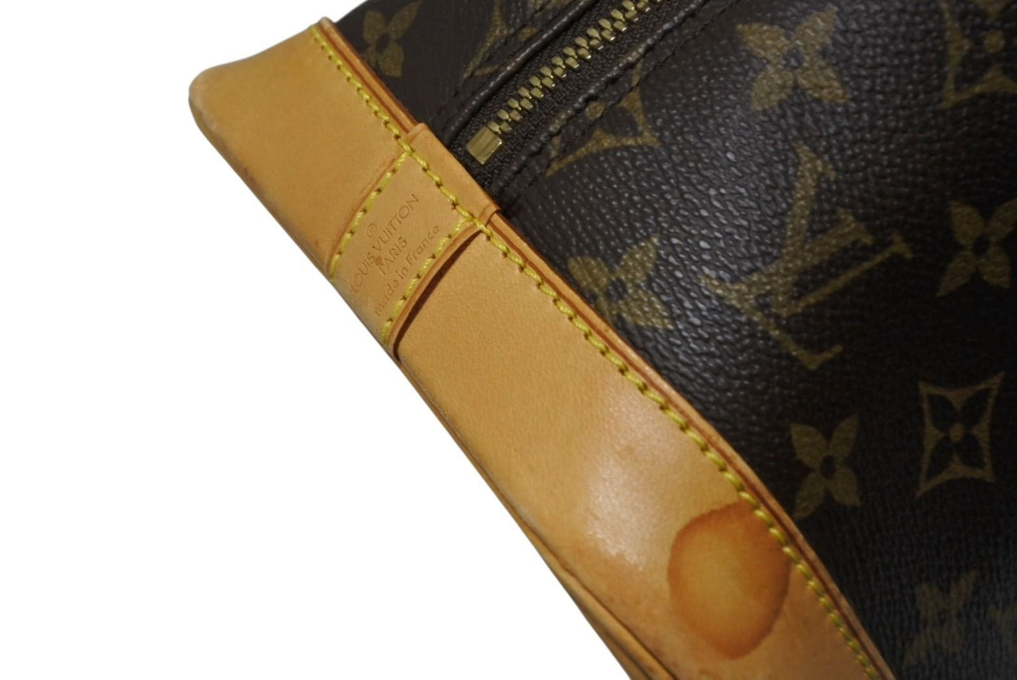 Louis Vuitton Alma PM Handbag Monogram Brown Gold — view 7
