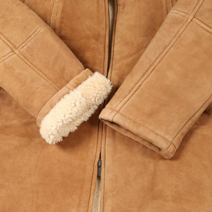 Saint Laurent Paris Suede Mouton Coat Men's