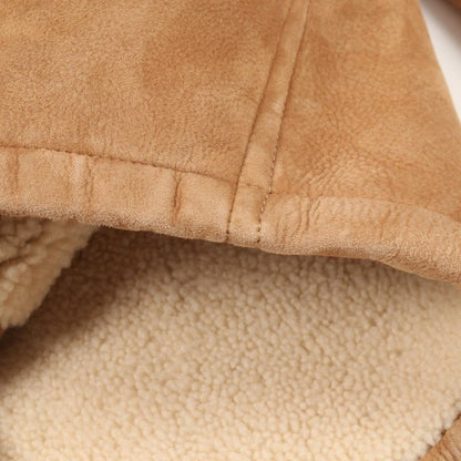 Saint Laurent Paris Suede Mouton Coat Men's