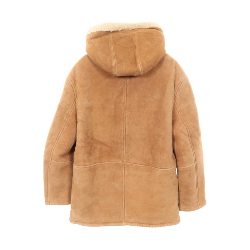 Saint Laurent Paris Suede Mouton Coat Men's